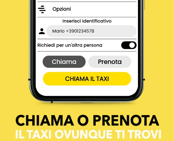 chiama o prenota intaxi